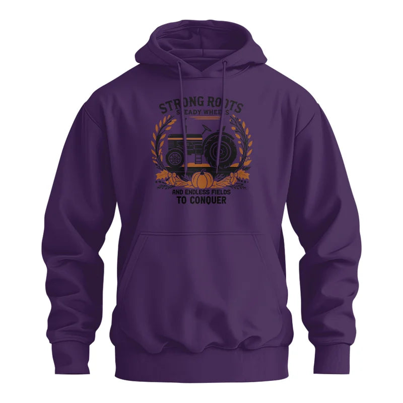 Thanksgiving Farmer Endless Fields To Conquer 3 - Unisex Heavy Blend™ Hooded Sweatshirt