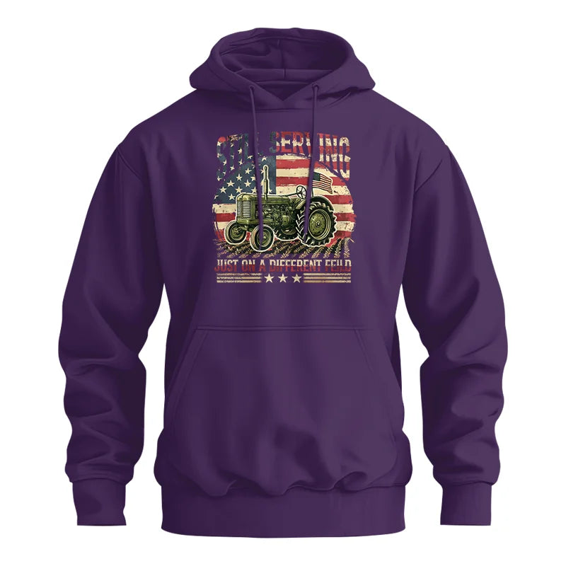 Image of Veteran Farmer Still Serving 10 - Unisex Heavy Blend™ Hooded Sweatshirt