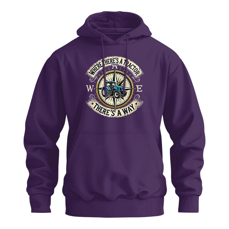 Image of Where There's A Tractor There's A Way - Unisex Heavy Blend™ Hooded Sweatshirt