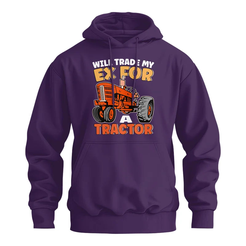 Will Trade My Ex For Tractor - Unisex Heavy Blend™ Hooded Sweatshirt