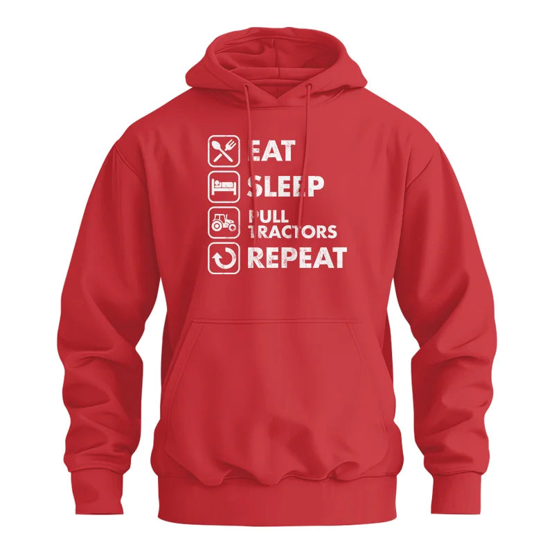 Image of Eat Sleep Pull Tractors Repeat - Unisex Heavy Blend™ Hooded Sweatshirt