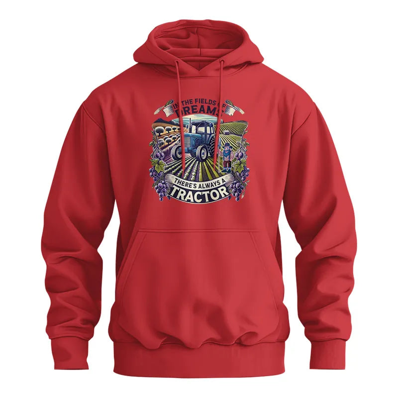 In The Fields Of Dreams There's Always A Tractor 1 - Unisex Heavy Blend™ Hooded Sweatshirt