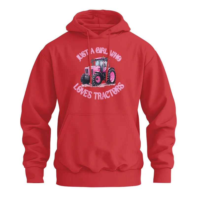 Image of Just A Girl Who Loves Tractors 1 - Unisex Heavy Blend™ Hooded Sweatshirt