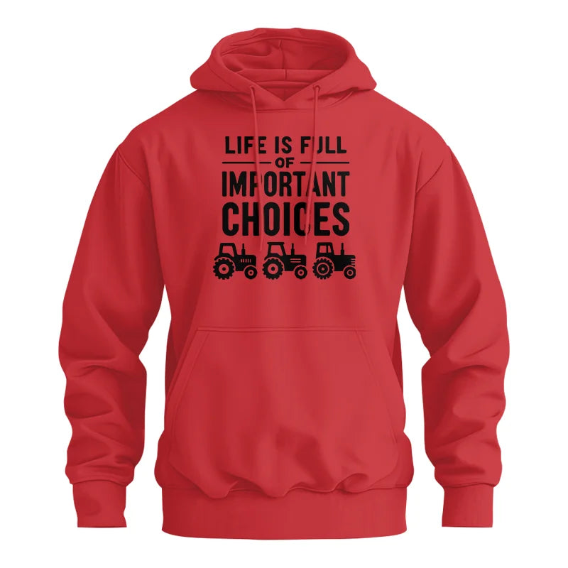 Life Is Full Of Important Choices 27 - Unisex Heavy Blend™ Hooded Sweatshirt