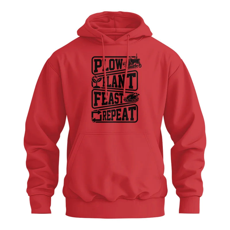 Plow Plant Feast Repeat 1 - Unisex Heavy Blend™ Hooded Sweatshirt