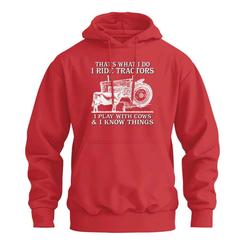 That's What I Do I Ride Tractors - Unisex Heavy Blend™ Hooded Sweatshirt