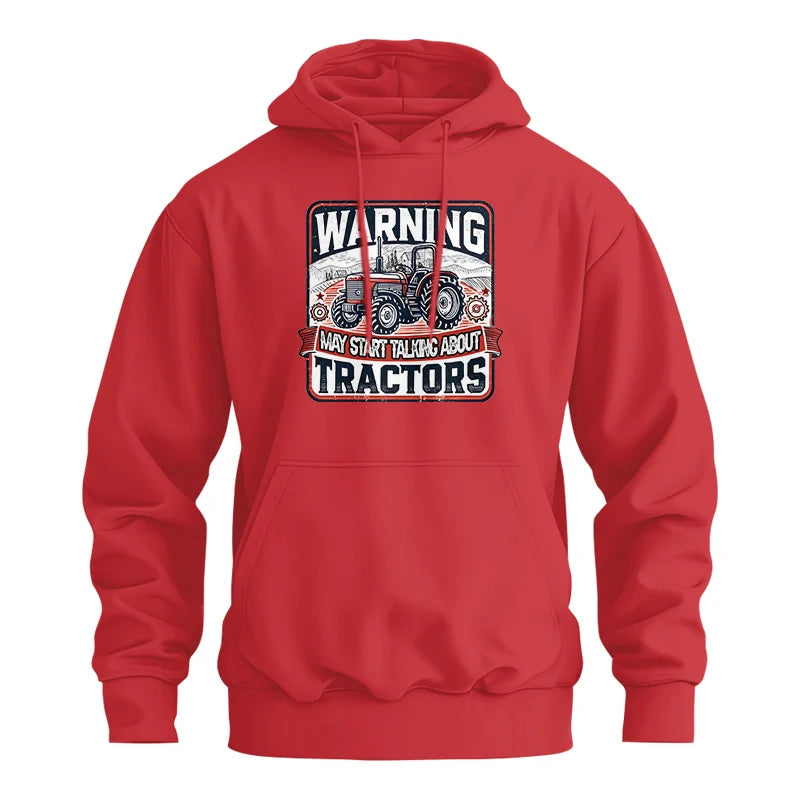 Image of Warning May Start Talking About Tractors - Unisex Heavy Blend™ Hooded Sweatshirt