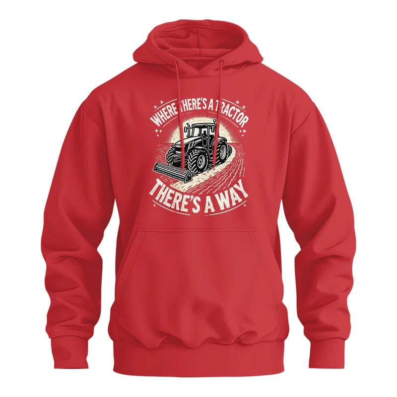 Image of Where There's A Tractor There's A Way 1 - Unisex Heavy Blend™ Hooded Sweatshirt