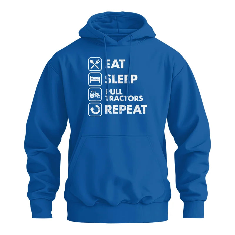 Eat Sleep Pull Tractors Repeat - Unisex Heavy Blend™ Hooded Sweatshirt