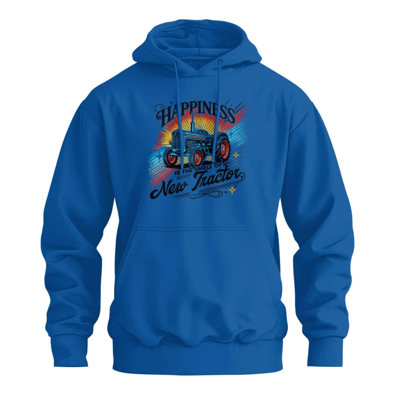 Image of Happiness Is The Smell Of A New Tractor - Unisex Heavy Blend™ Hooded Sweatshirt