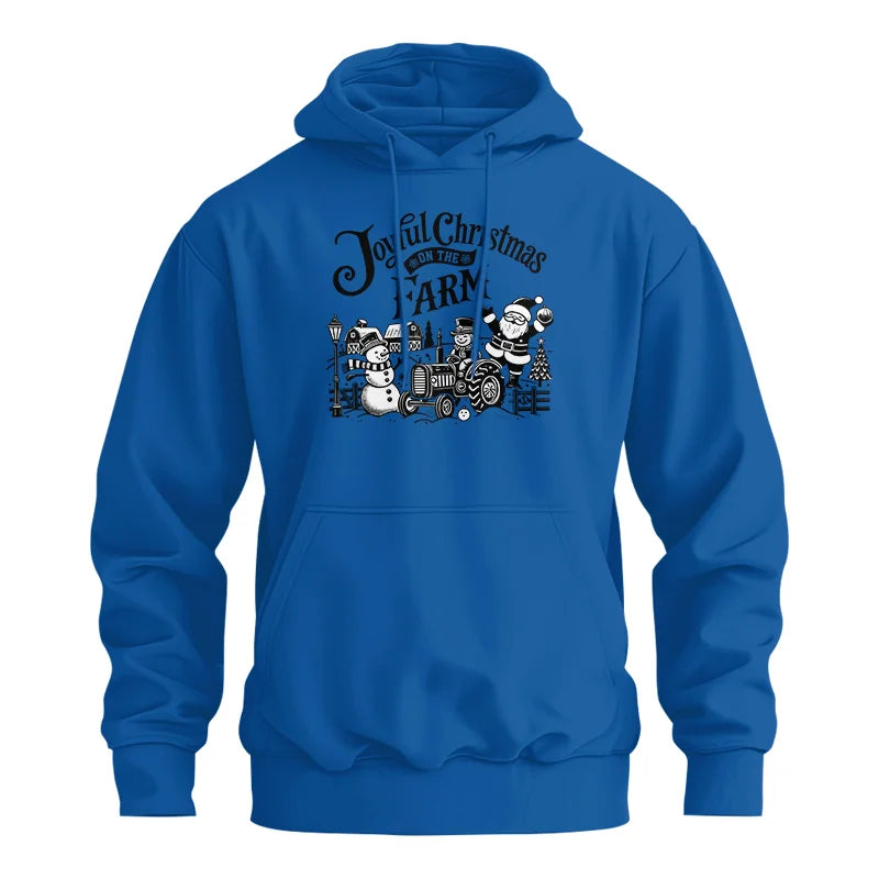 Joyful Christmas On The Farm 1 - Unisex Heavy Blend™ Hooded Sweatshirt