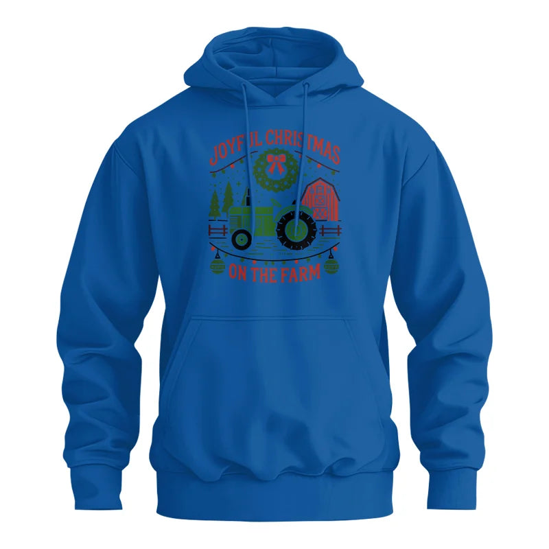 Joyful Christmas On The Farm 3 - Unisex Heavy Blend™ Hooded Sweatshirt