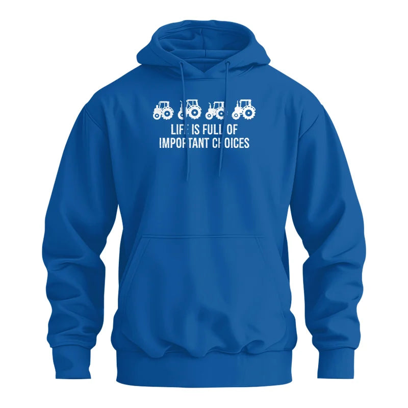 Image of Life Is Full Of Important Choices 18 - Unisex Heavy Blend™ Hooded Sweatshirt