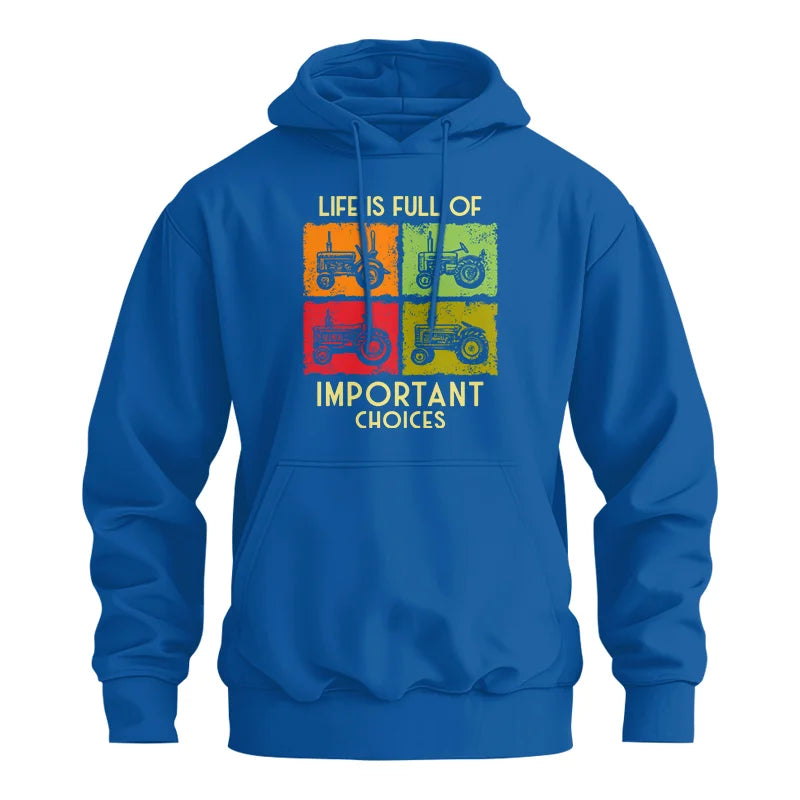 Image of Life Is Full Of Important Choices 33 - Unisex Heavy Blend™ Hooded Sweatshirt