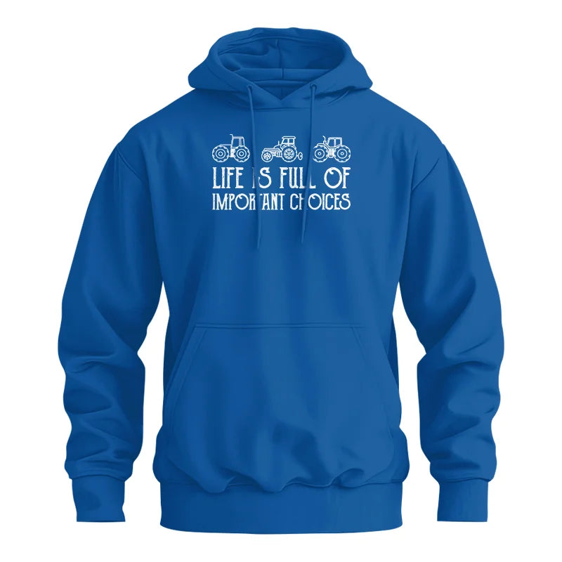 Image of Life Is Full Of Important Choices 7 - Unisex Heavy Blend™ Hooded Sweatshirt