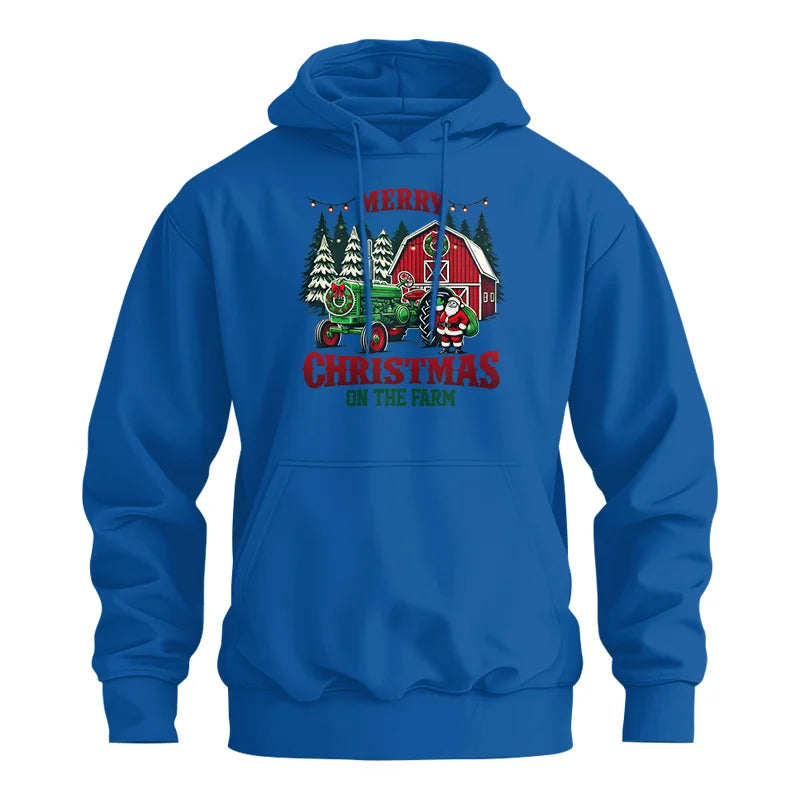 Merry Christmas On The Farm 3 - Unisex Heavy Blend™ Hooded Sweatshirt