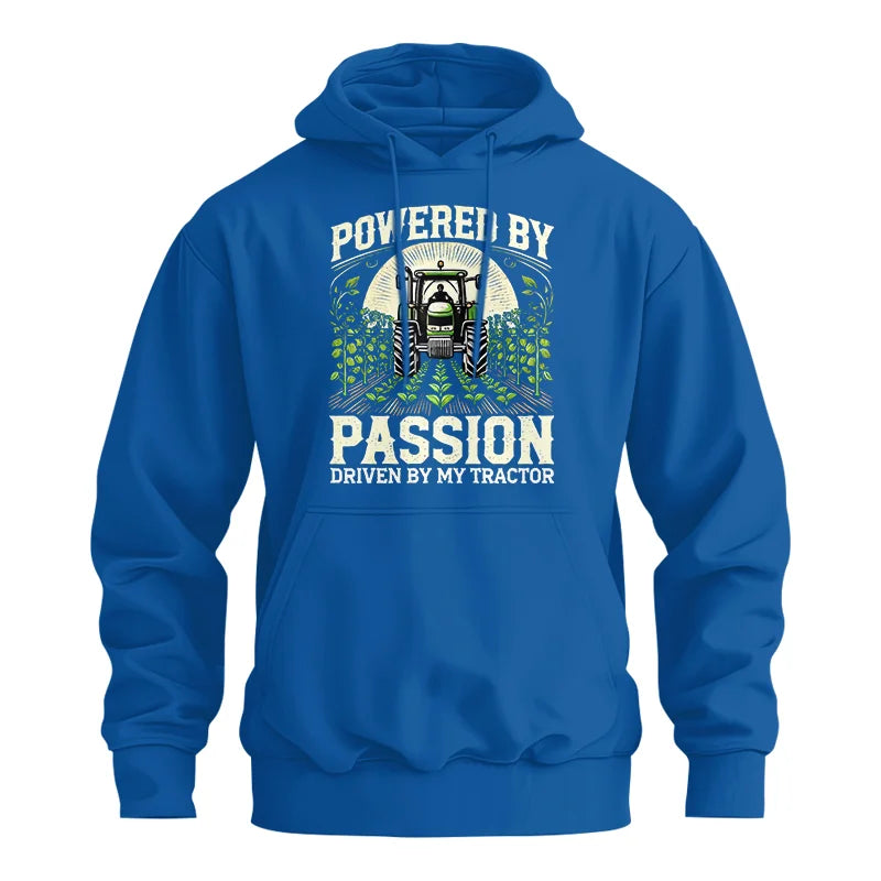 Image of Powered By Passion Driven By My Tractor 3 - Unisex Heavy Blend™ Hooded Sweatshirt