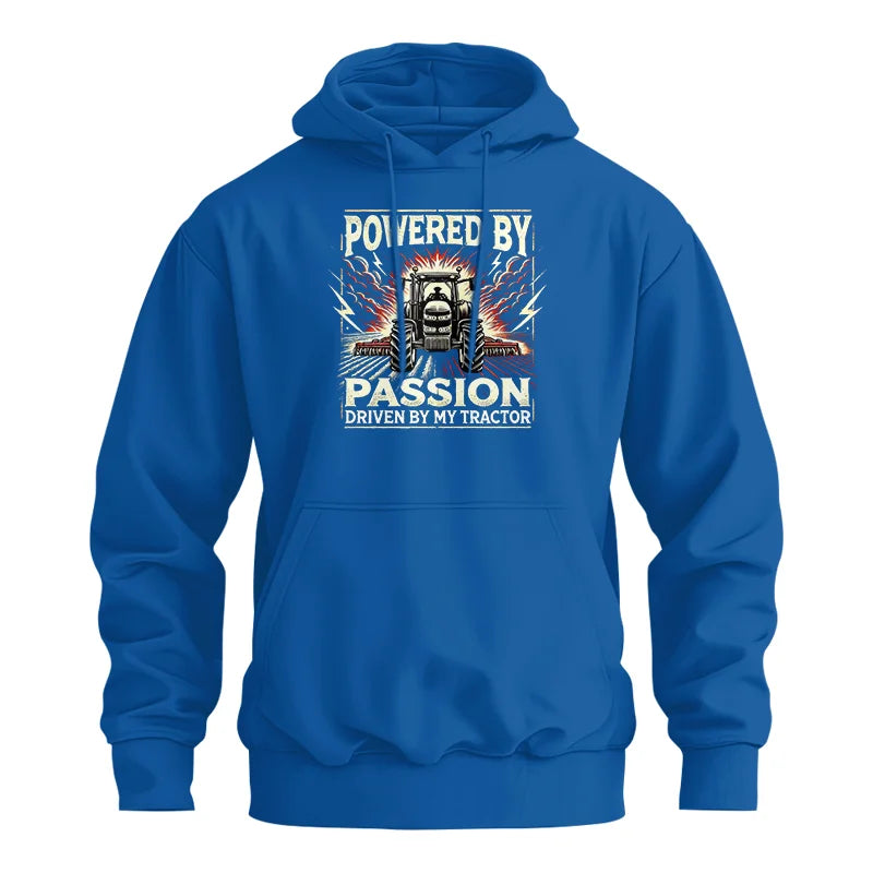 Powered By Passion Driven By My Tractor 4 - Unisex Heavy Blend™ Hooded Sweatshirt