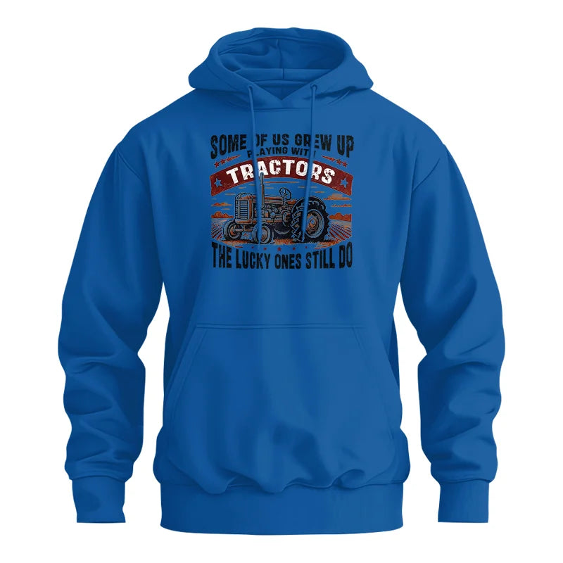 Some Of Us Grew Up Playing With Tractors 2 - Unisex Heavy Blend™ Hooded Sweatshirt