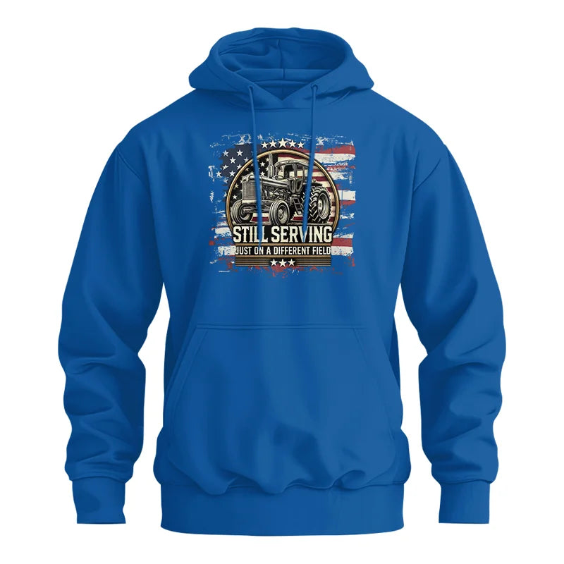 Image of Veteran Farmer Still Serving 1 - Unisex Heavy Blend™ Hooded Sweatshirt