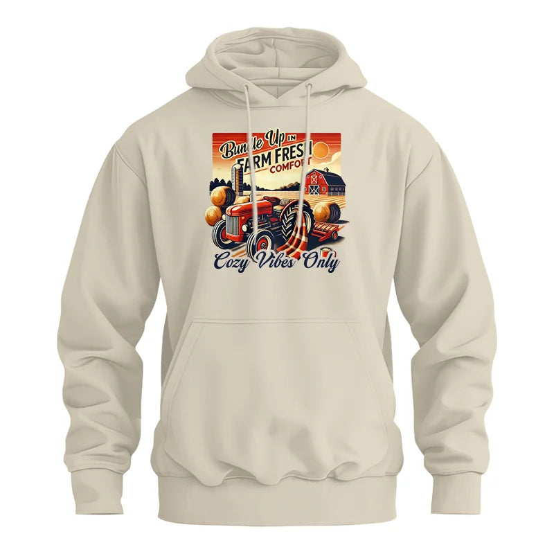 Image of Bundle Up in Farm Fresh Comfort_Cozy Vibes Only 2 - Unisex Heavy Blend™ Hooded Sweatshirt