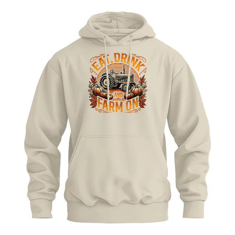 Eat Drink and Farm On 2 - Unisex Heavy Blend™ Hooded Sweatshirt