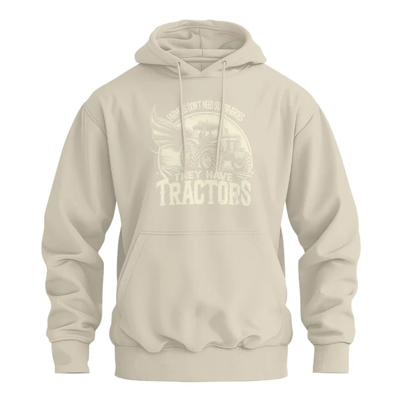 Farmers Don’t Need Superheroes They Have Tractors - Unisex Heavy Blend™ Hooded Sweatshirt