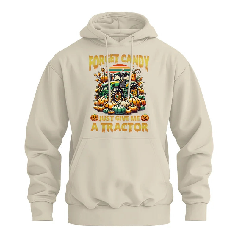 Forget Candy Just Give Me A Tractor - Unisex Heavy Blend™ Hooded Sweatshirt