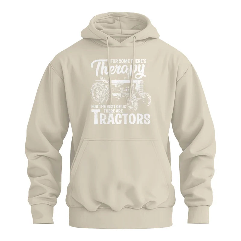 Funny Farmer Therapy Vintage Tractor Lover - Unisex Heavy Blend™ Hooded Sweatshirt