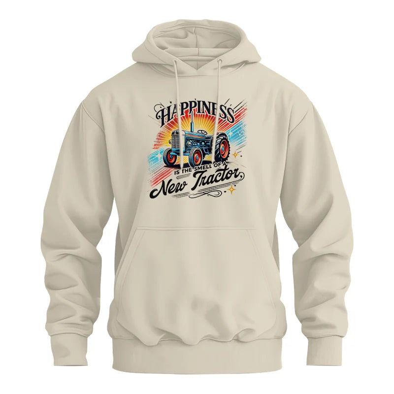 Image of Happiness Is The Smell Of A New Tractor - Unisex Heavy Blend™ Hooded Sweatshirt