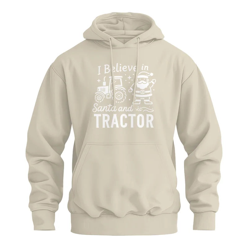 Image of I Believe In Santa And Tractor - Unisex Heavy Blend™ Hooded Sweatshirt