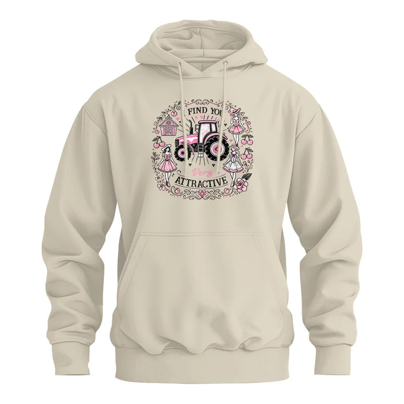 I Find You Very Attractive Pink Cherry - Unisex Heavy Blend™ Hooded Sweatshirt