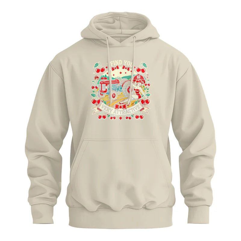 I Find You Very Attractive Red Cherry - Unisex Heavy Blend™ Hooded Sweatshirt