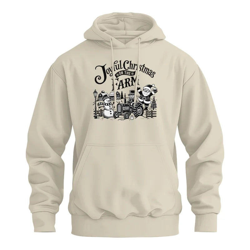 Joyful Christmas On The Farm 1 - Unisex Heavy Blend™ Hooded Sweatshirt