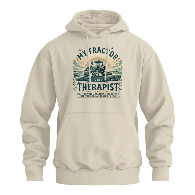 Image of My Tractor Is My Therapist - Unisex Heavy Blend™ Hooded Sweatshirt