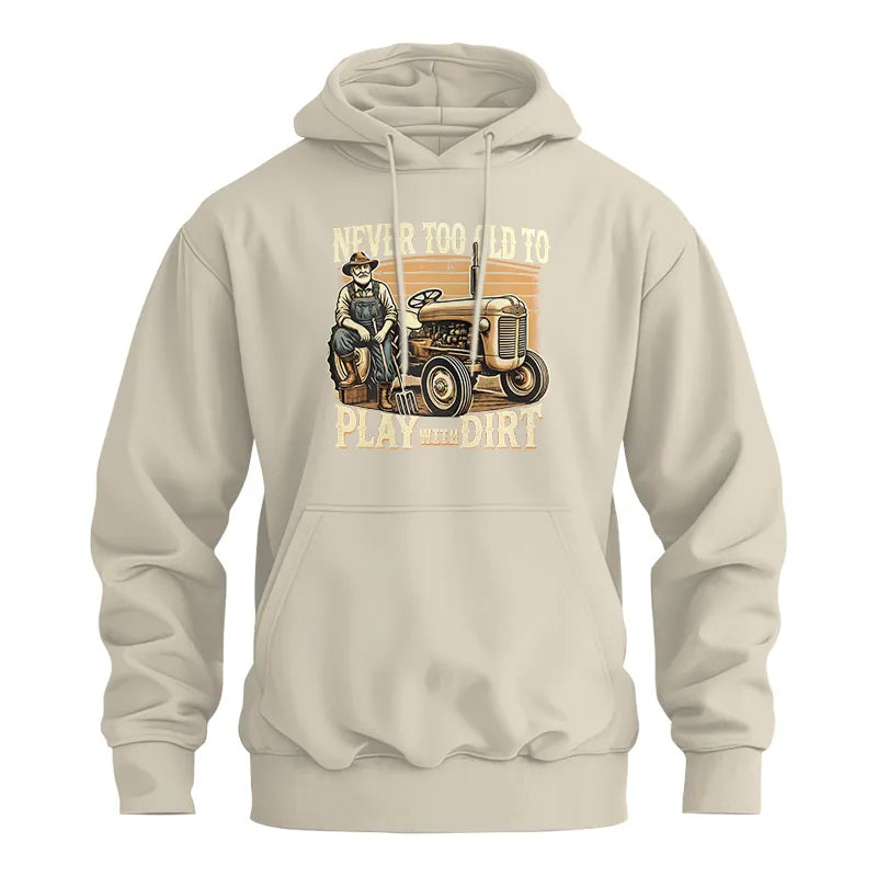 Image of Never Too Old To Play With Dirt - Unisex Heavy Blend™ Hooded Sweatshirt