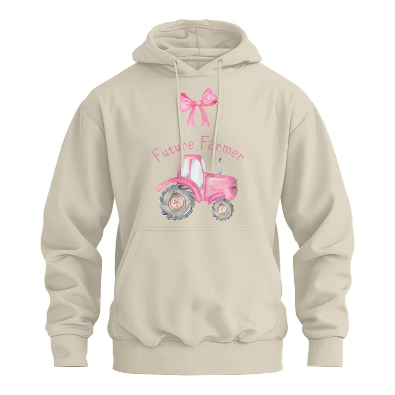 Pink Tractor For Future Farmer - Unisex Heavy Blend™ Hooded Sweatshirt