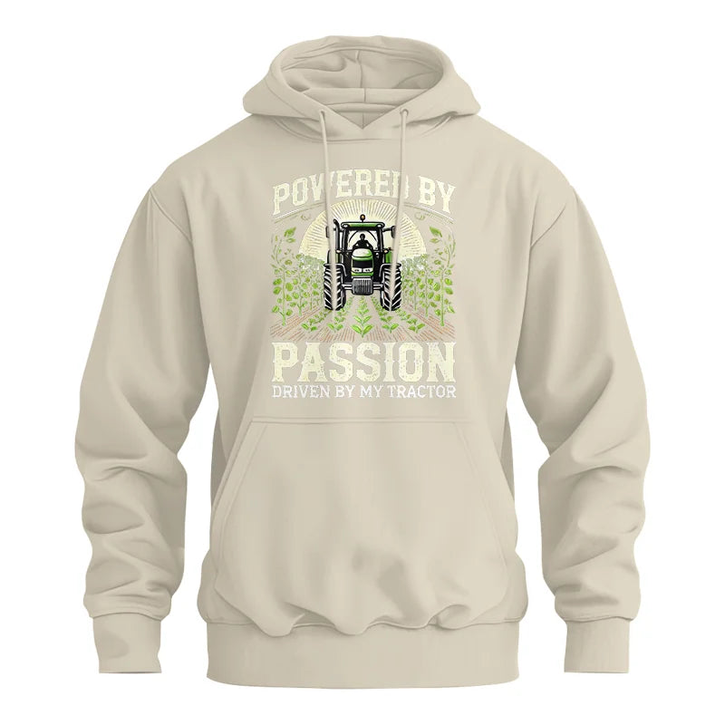 Powered By Passion Driven By My Tractor 3 - Unisex Heavy Blend™ Hooded Sweatshirt