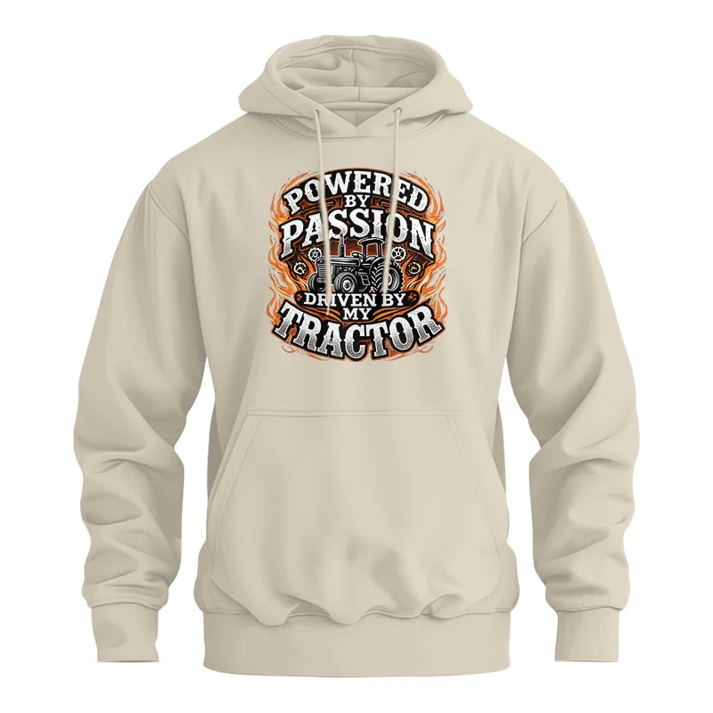 Powered By Passion Driven By My Tractor 5 - Unisex Heavy Blend™ Hooded Sweatshirt