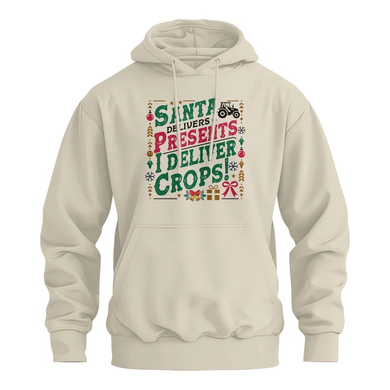 Santa Deliver Present I Deliver Crops! - Unisex Heavy Blend™ Hooded Sweatshirt