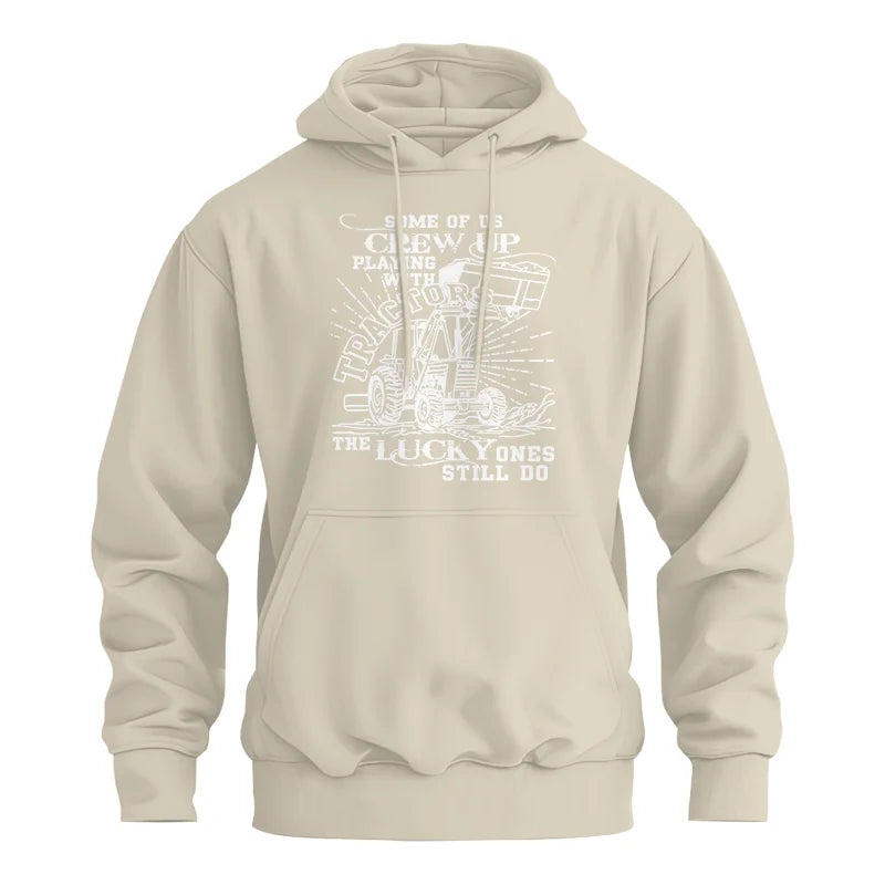 Some Of Us Grew Up Playing With Tractors 1 - Unisex Heavy Blend™ Hooded Sweatshirt