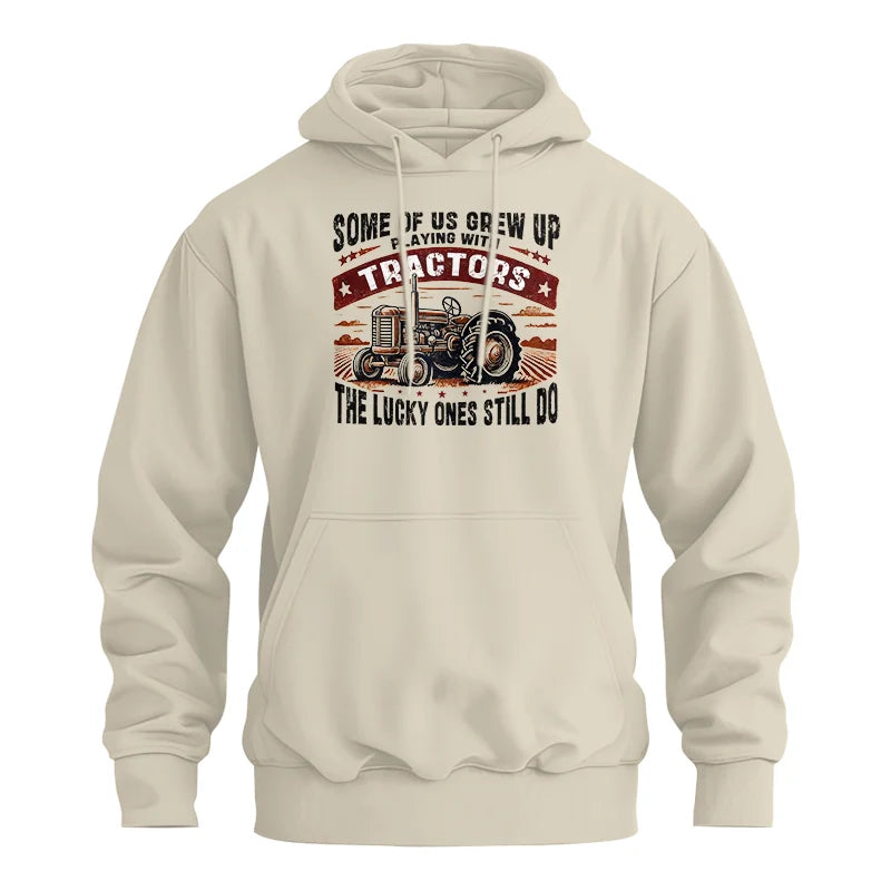 Some Of Us Grew Up Playing With Tractors 2 - Unisex Heavy Blend™ Hooded Sweatshirt