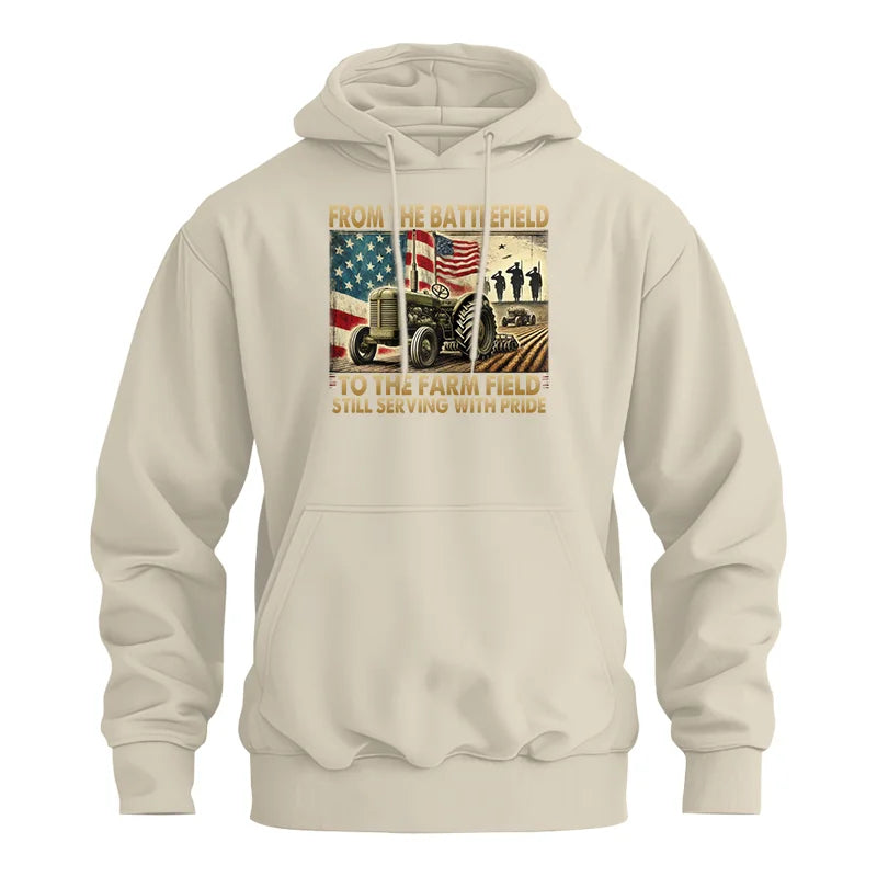 Veteran Farmer From The Battlefield To The Farm Field 1 - Unisex Heavy Blend™ Hooded Sweatshirt