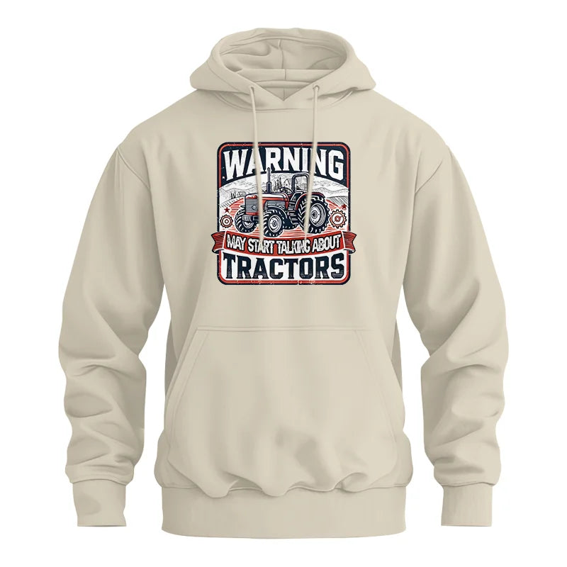 Image of Warning May Start Talking About Tractors - Unisex Heavy Blend™ Hooded Sweatshirt