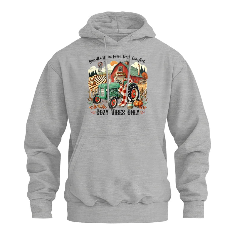 Bundle Up in Farm Fresh Comfort_Cozy Vibes Only - Unisex Heavy Blend™ Hooded Sweatshirt