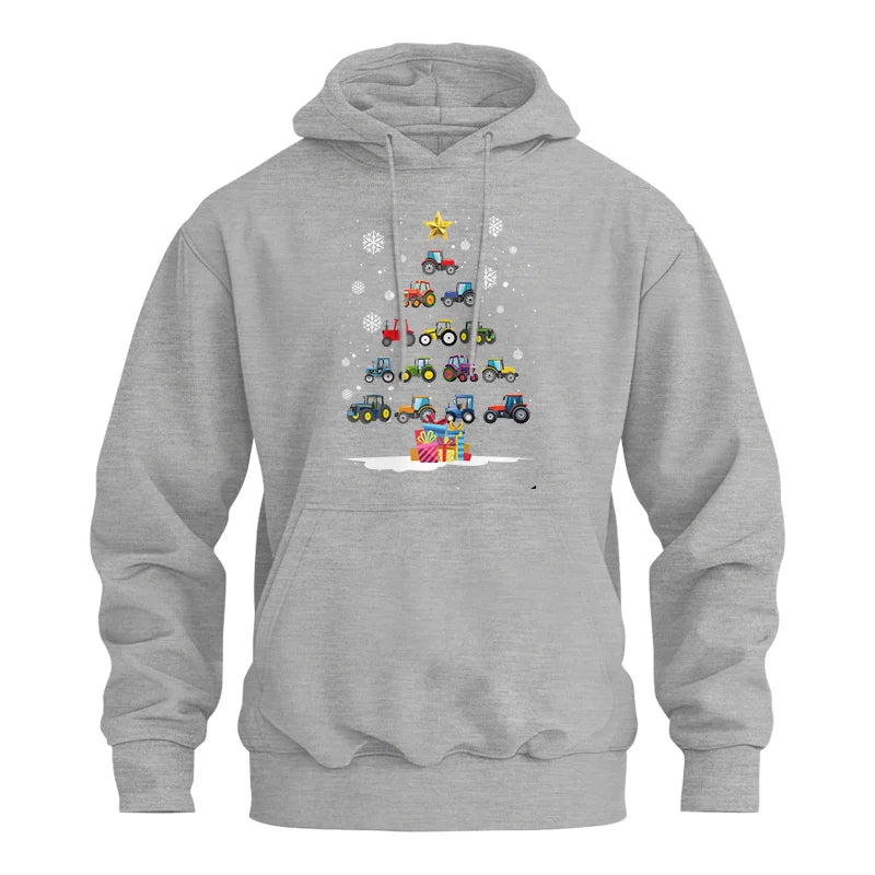 Christmas Tractor Tree - Unisex Heavy Blend™ Hooded Sweatshirt