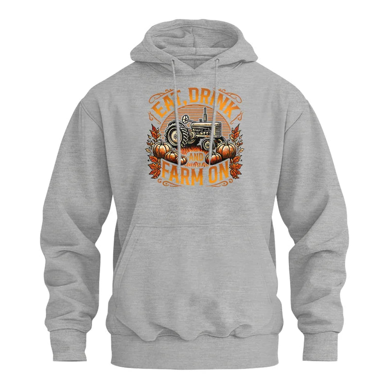 Eat Drink and Farm On 2 - Unisex Heavy Blend™ Hooded Sweatshirt