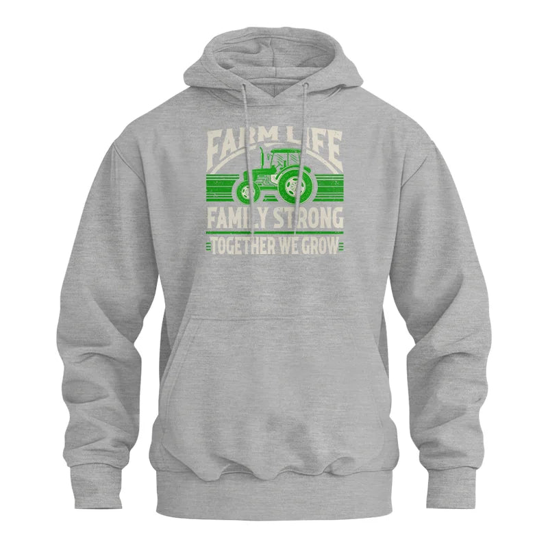 Image of Farm life Family Strong_Together We grow - Unisex Heavy Blend™ Hooded Sweatshirt