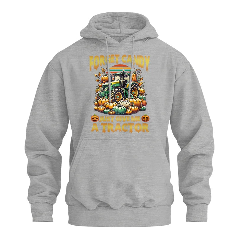 Forget Candy Just Give Me A Tractor - Unisex Heavy Blend™ Hooded Sweatshirt