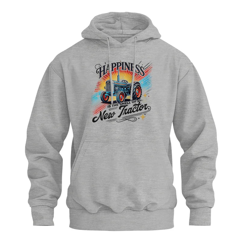 Happiness Is The Smell Of A New Tractor - Unisex Heavy Blend™ Hooded Sweatshirt